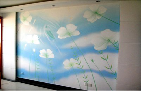 大新画墙绘怎么画好白云的蓬松感？