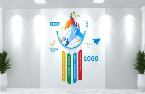 大新公司企业形象墙的工艺材料有哪些？