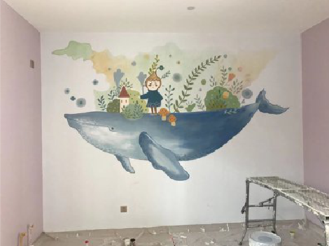 大新手绘墙的特点及优势。